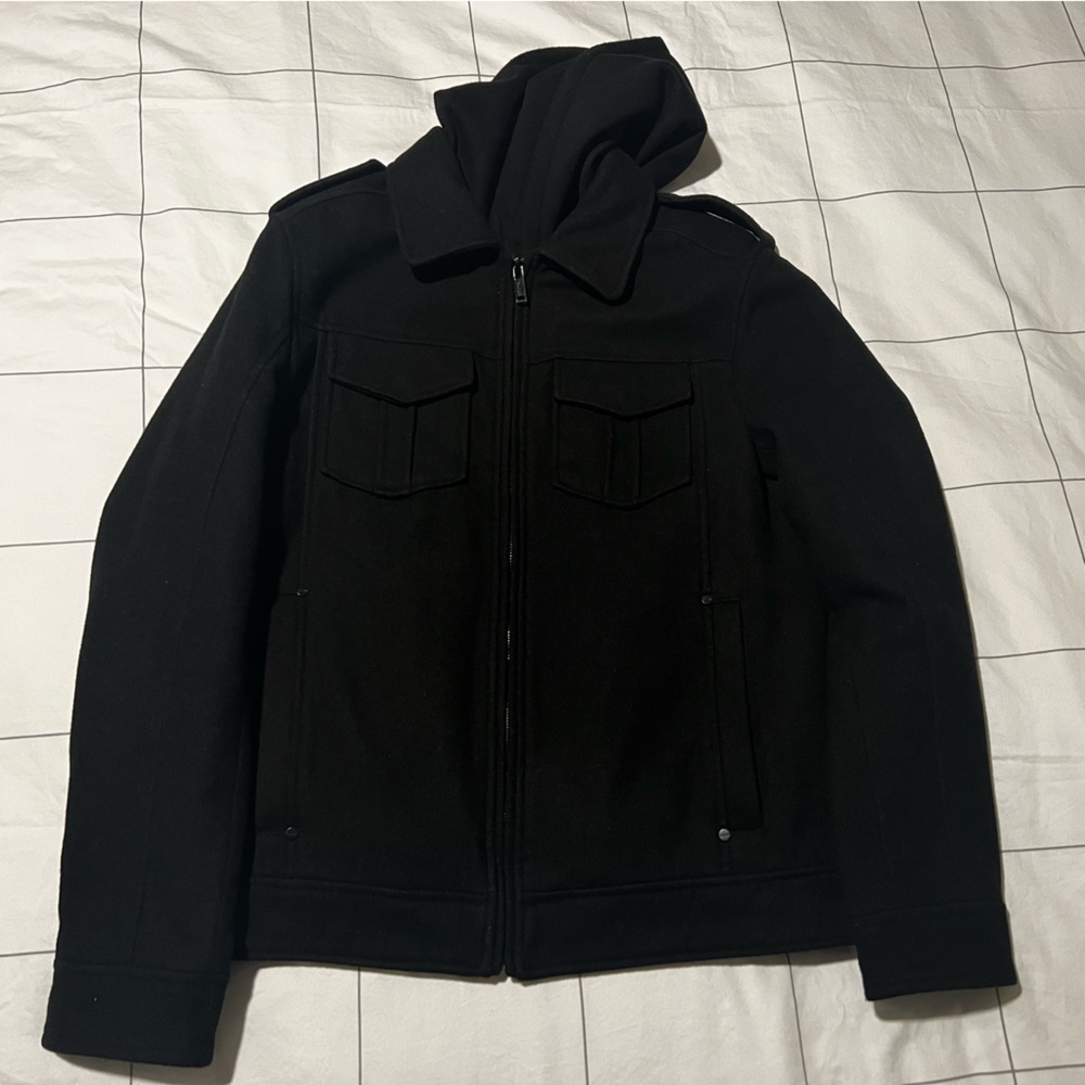 Guess coat men’s small size with removable hoodie